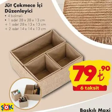 JÜT ÇEKMECE İÇİ DÜZENLEYİCİ JÜT ÇEKMECE İÇİ DÜZENLEYİCİ